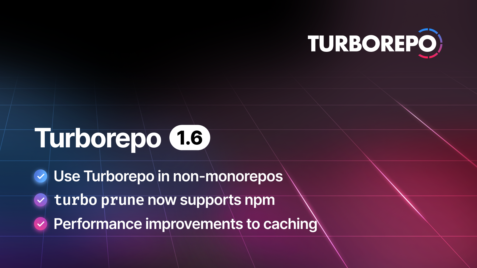 Turborepo 1.6